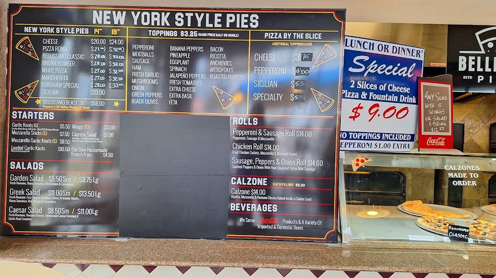 Bellissimo Pizza Co Inc Menu image 2